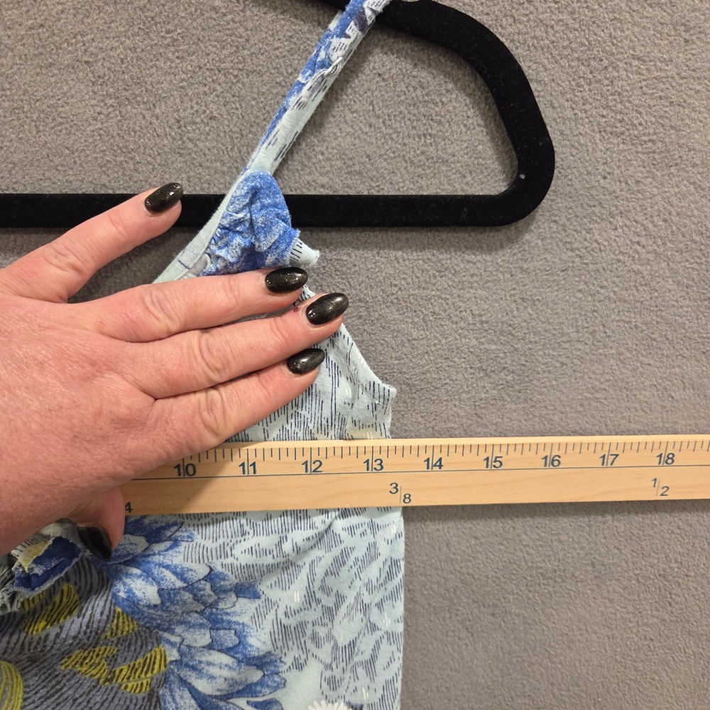 Old Navy Floral Ruffle Cami Tank Top Womens Size Small Fairycore Romantic Casual - Picture 7 of 8